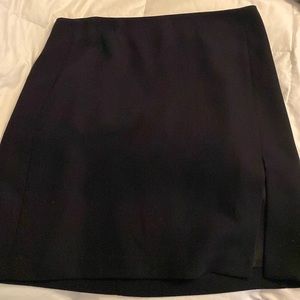 Black classic skirt